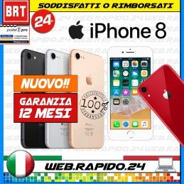 NUOVO! SMARTPHONE APPLE IPHONE 8  A1863 A1905 A1906 64GB 256GB GARANZIA 24 M