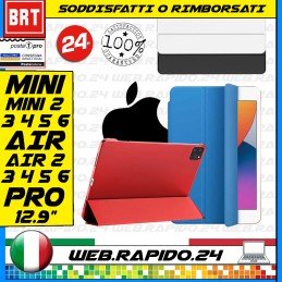 CUSTODIA SMART COVER PER APPLE IPAD MINI / AIR / PRO DA 7,9" FINO 12,9"! 24H!!