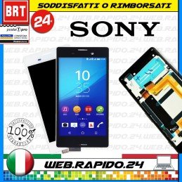 DISPLAY LCD+TOUCH SCREEN+FRAME ORIGINALE SONY XPERIA M4 ACQUA VETRO SCHERMO