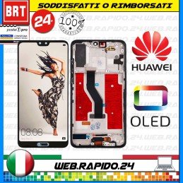 DISPLAY LCD+TOUCH+FRAME OLED ORIGINALE PER HUAWEI P20 PRO CLT-L09 L29 SCHERMO!!